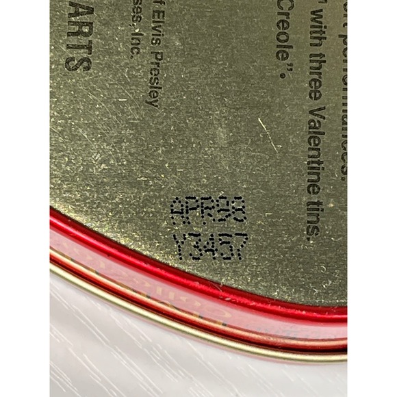 Elvis Presley Vintage Russell Stover Heart Valentine Tin Army Uniform 1997 - Picture 5 of 7